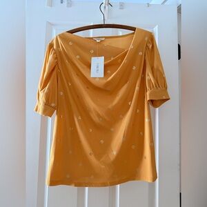 NWT Como Blu formal blouse Size women’s Large